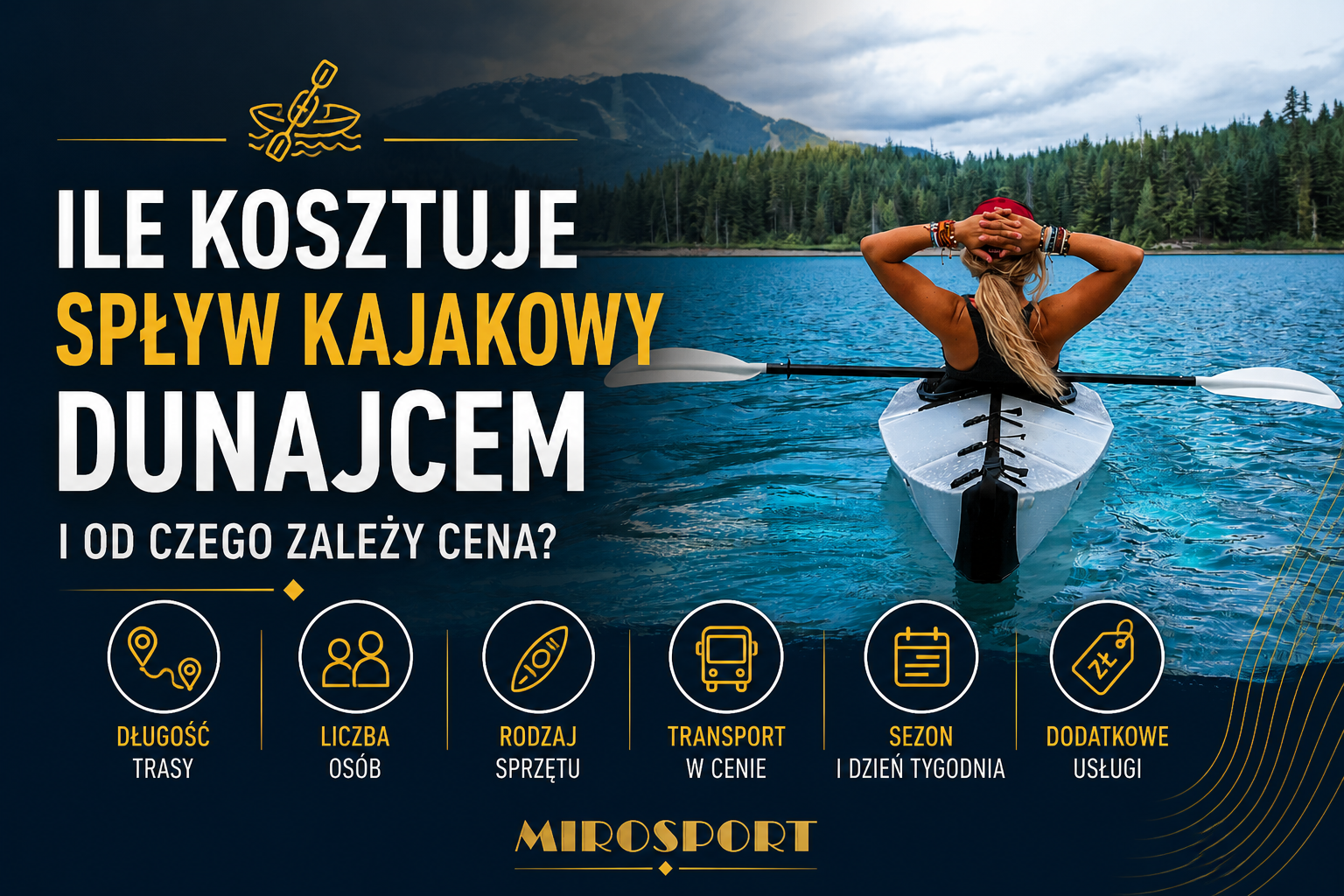 Ile kosztuje spływ kajakowy Dunajcem i od czego zależy cena?